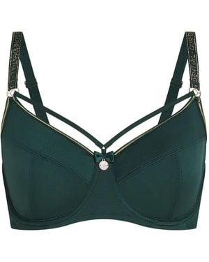 Marlies Dekkers Cross-Strap Balcony Bra - Green