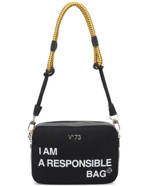 V73 Bandolera Con Logo - Blanco