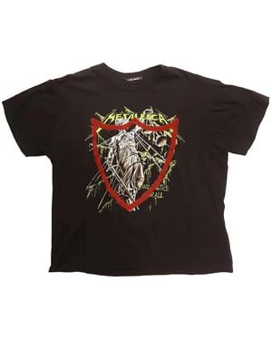 HTC Metallica Graphic-Print T-Shirt - Black