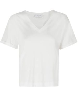 Gran Sasso V-Neck Short Sleeved T-Shirt - White