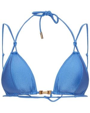 Cult Gaia Triangle-Cup Bikini Top - Blue