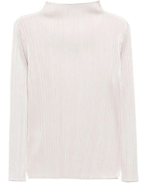 Pleats Please Issey Miyake プリーツ Tシャツ - ホワイト
