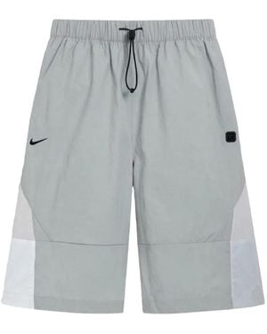 Nike Pantalones Cortos Shox A Paneles - Gris