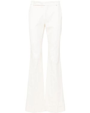Ludovic de Saint Sernin Pantaloni Bum Svasati Sartoriali - Bianco