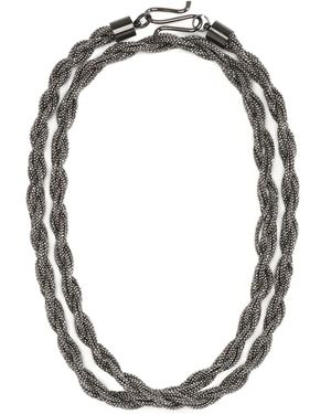 Fabiana Filippi Collana Con Pendente - Nero
