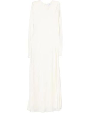 Silkylicious Silk Maxi Dress - White