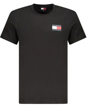 Tommy Hilfiger T-Shirt À Patch Logo - Black