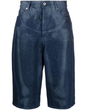 Off-White c/o Virgil Abloh Off-white Body Scan Denim Shorts Blue