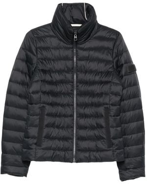 Marc O' Polo Quilted-Finish Funnel-Neck Jacket - Black