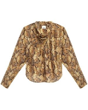 Isabel Marant Cherley Bluse - Natur