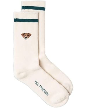 PELO FOUNDATION Jack Russell Socken - Weiß