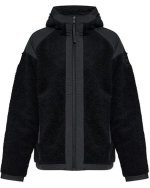 Canada Goose Wool Blend Reversible Bomber Jacket - Blue