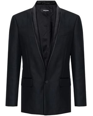 DSquared² Single-Breasted Blazer - Blue