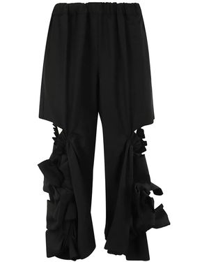 Comme des Garçons ダメージパンツ - ブラック