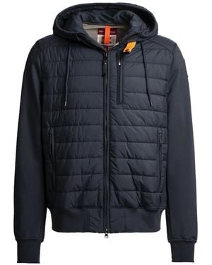 Parajumpers Hooded Quilted Jacket - Blue