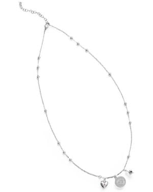 Liu Jo Collana Con Ciondolo - Bianco