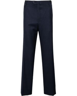 Corneliani Academy Virgin Wool Pants - Blue