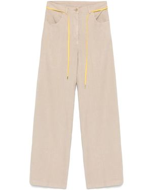 Aspesi Pantaloni A Righe - Neutro