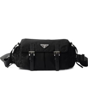 Prada Medium Re-Nylon Shoulder Bag - Black