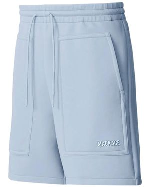 Mackage Elwood-R Patch-Pocket Track Shorts - Blue