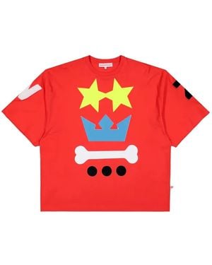 Walter Van Beirendonck T-Shirt Mit Print - Rot