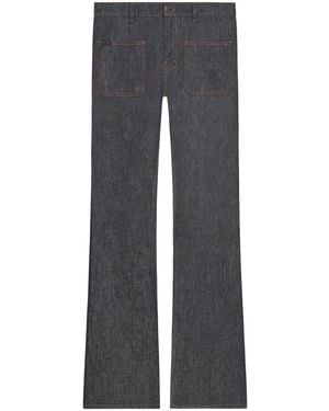 Courreges Klassische Bootcut-Jeans - Grau