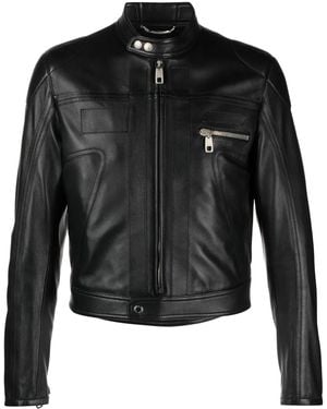 Dolce & Gabbana Nappa Leather Jacket - Black
