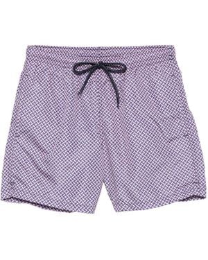 Drumohr Drawstring Swim Shorts - Purple