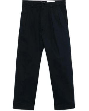 Fursac Straight-Leg Trousers - Blue