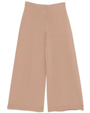 D.exterior Elasticated-Waist Pants - Natural