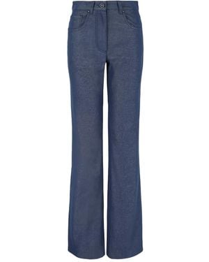 Giorgio Armani Five-Pocket Lurex Jeans - Blue
