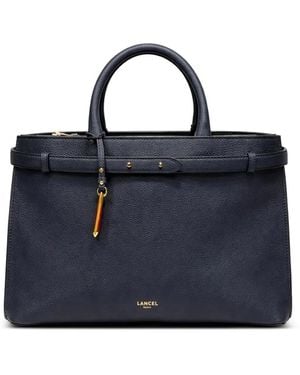 Lancel Sac Cabas En Cuir - Blue