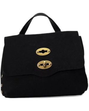 Zanellato Baby Postina Jones Nubuck Tote Bag - Black