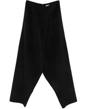 Ruohan Obsidian Hesper Seam-Detail Trousers - Black