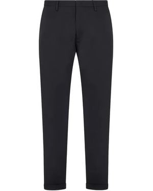 Paul Smith Hose mit Logo-Patch - Blau