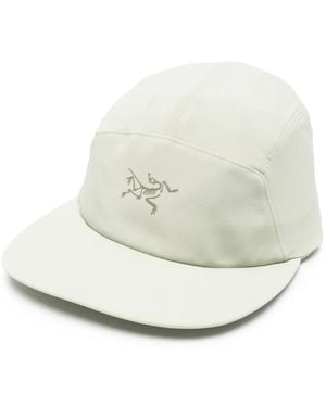 Arc'teryx Gamma 5 Logo-Embroidered Panelled Cap - White