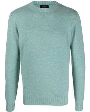 Dell'Oglio Crew Neck Cashmere Jumper - Green
