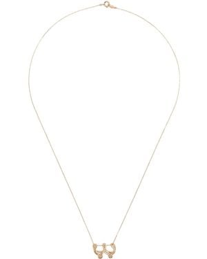 Charlotte Chesnais 18K Letter W Diamond Necklace - White