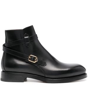 Gucci Leather Ankle Boots - Black