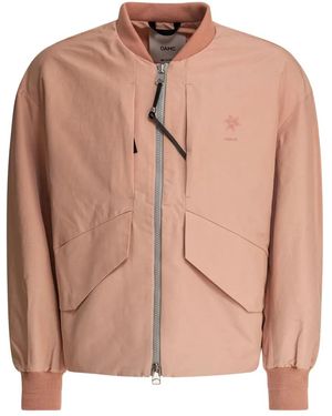 Goldwin Zip-Fastening Panelled Bomber Jacket - Pink