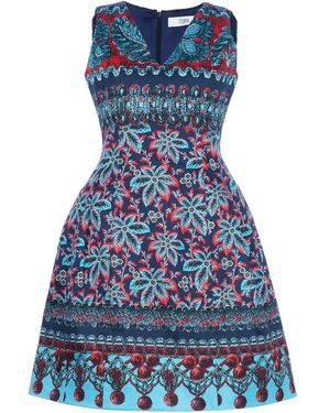 Linda Farrow Vestido Estampado - Azul