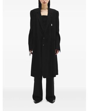 Ann Demeulemeester Viv Tailored Coat - Black