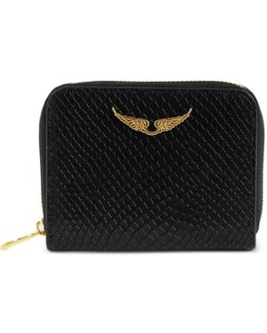 Zadig & Voltaire Mini Zv Soft Wild Coin Purse - Black