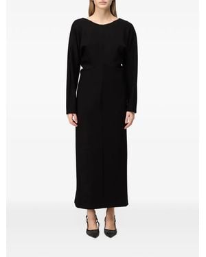 MEIMEIJ Long-Sleeve Maxi Dress - Black