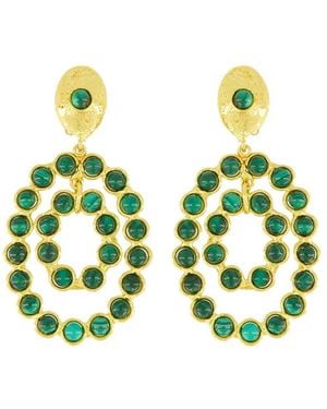 Sylvia Toledano Boucles D'Oreilles Gina - Vert