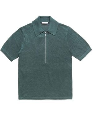 Helmut Lang T-Shirt Met Rits - Groen