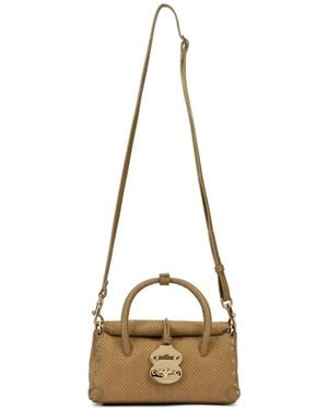 Zanellato Dotta Leather Cross Body Bag - Natural