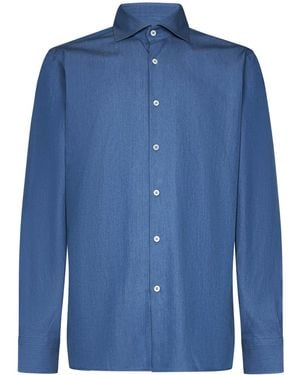 Franzese Collection Napoli Shirt - Blue