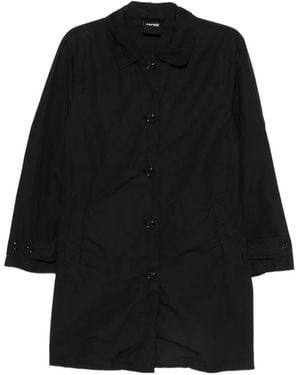 Aspesi Button-Up Collared Coat - Black