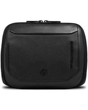 Piquadro Bandolera Ipad Mini Con Cremallera - Negro